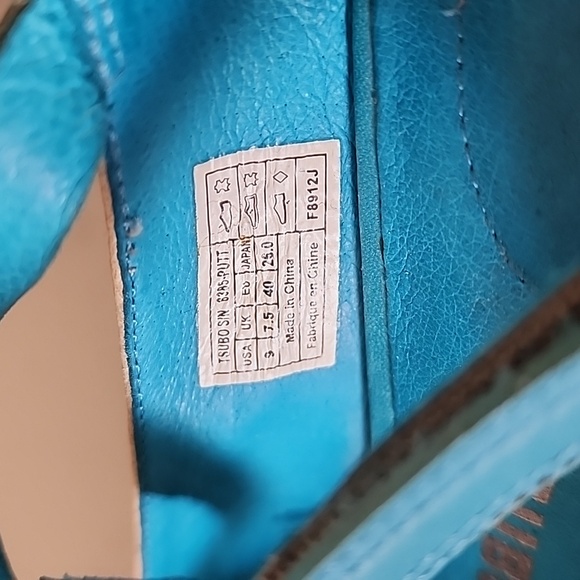 TSUBO Mary Jane T-strap Heels 40 9 Textured Slingback Industrial Retro Vintage - Picture 9 of 17